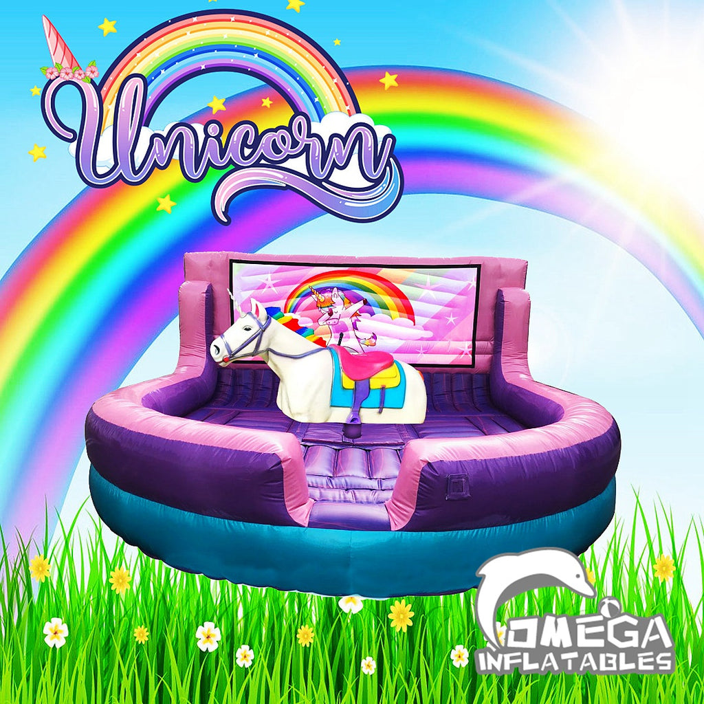 Unicorn Rodeo Ride Mechanical Games – Omega Inflatables Factory