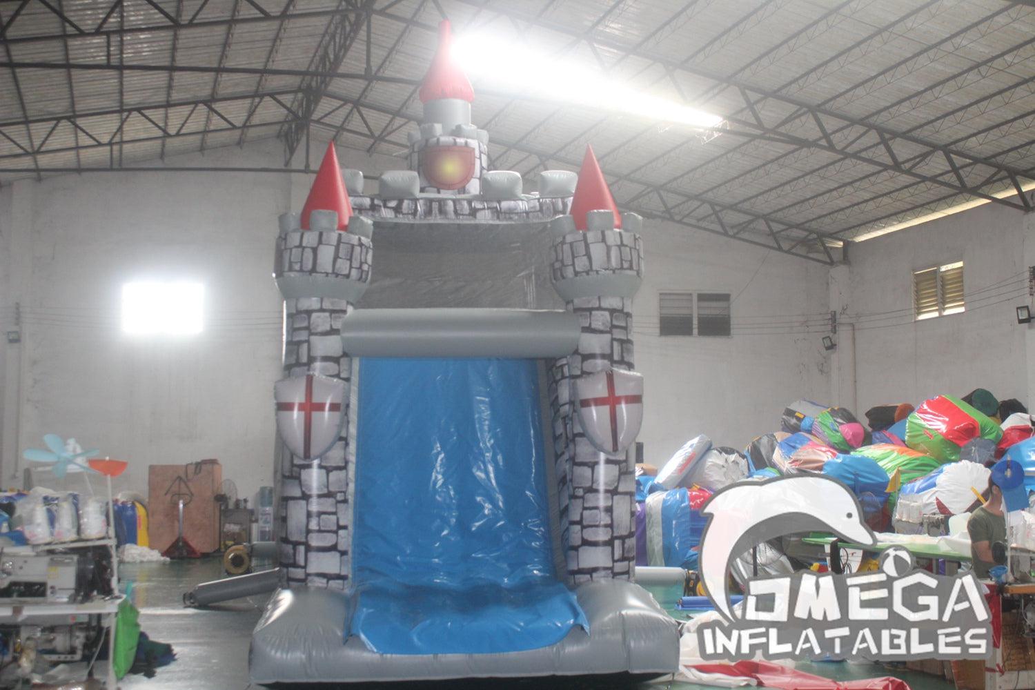 Medieval Inflatable Rides Omega Inflatables Factory - Knight Castle Medieval Obstacle Course
