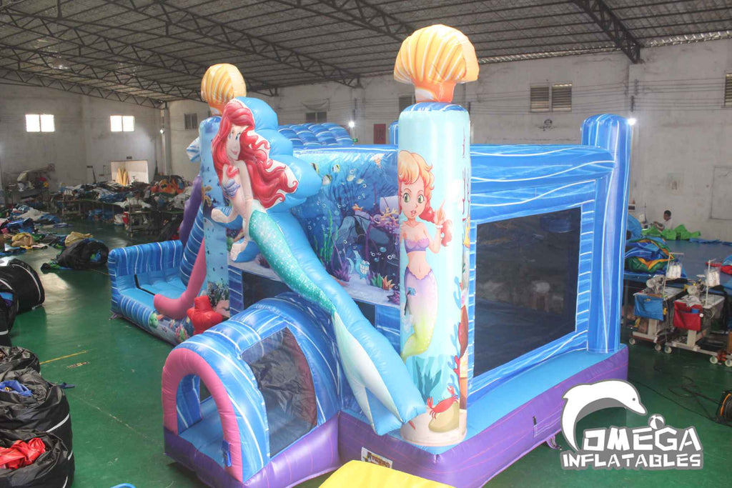Mermaid Dry Combo Commerical Inflatables for Sale