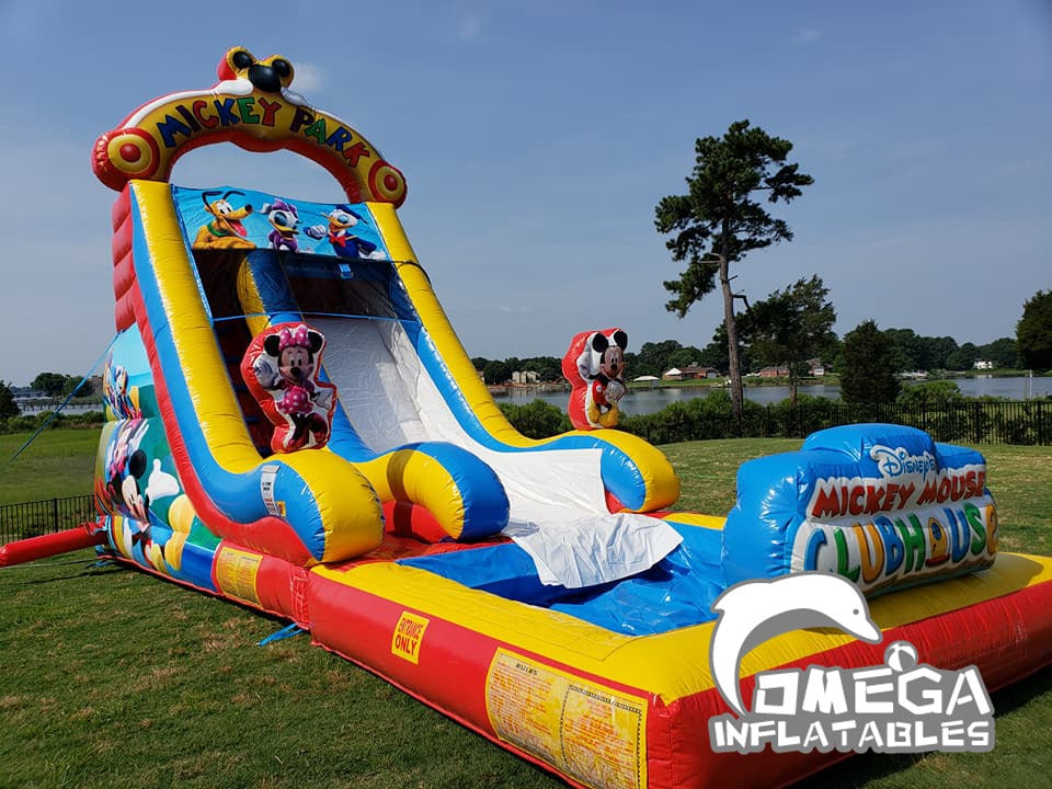 Mickey Mouse Clubhouse Commercial Inflatable Water Slide