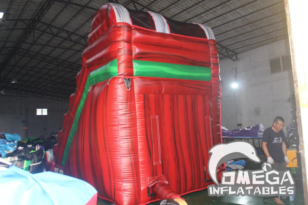 15FT Midnight Inflatable Water Slide To Buy Near Me - Omega Inflatables Factory
