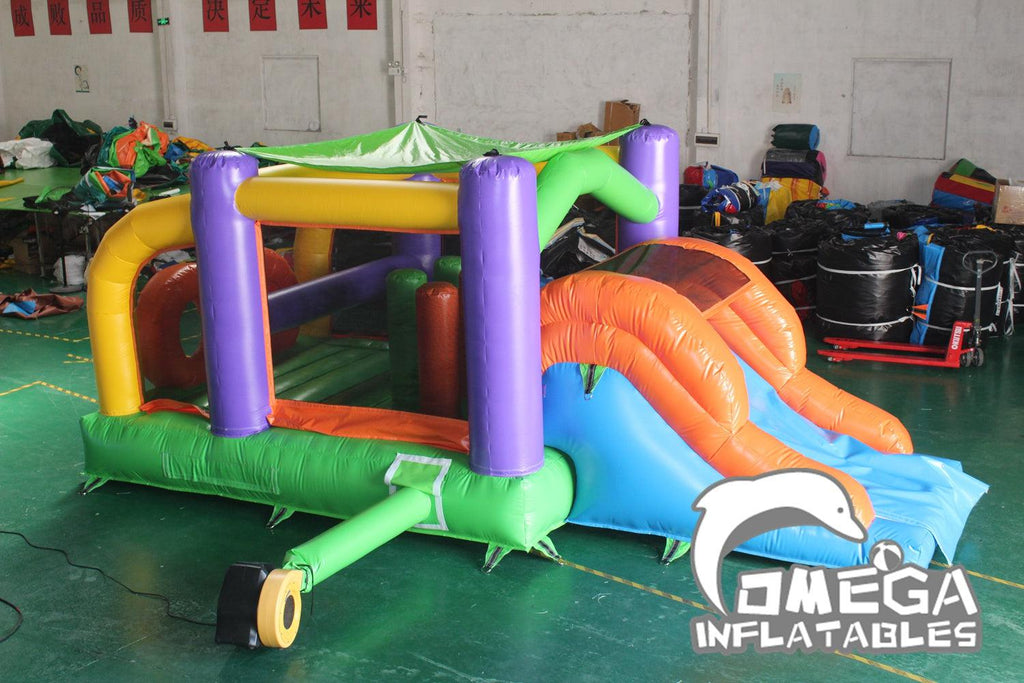 Mini Multi Colors Obstacle Course - Omega Inflatables Factory