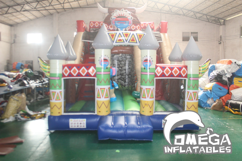 Inflatable Native Indians theme bouncer