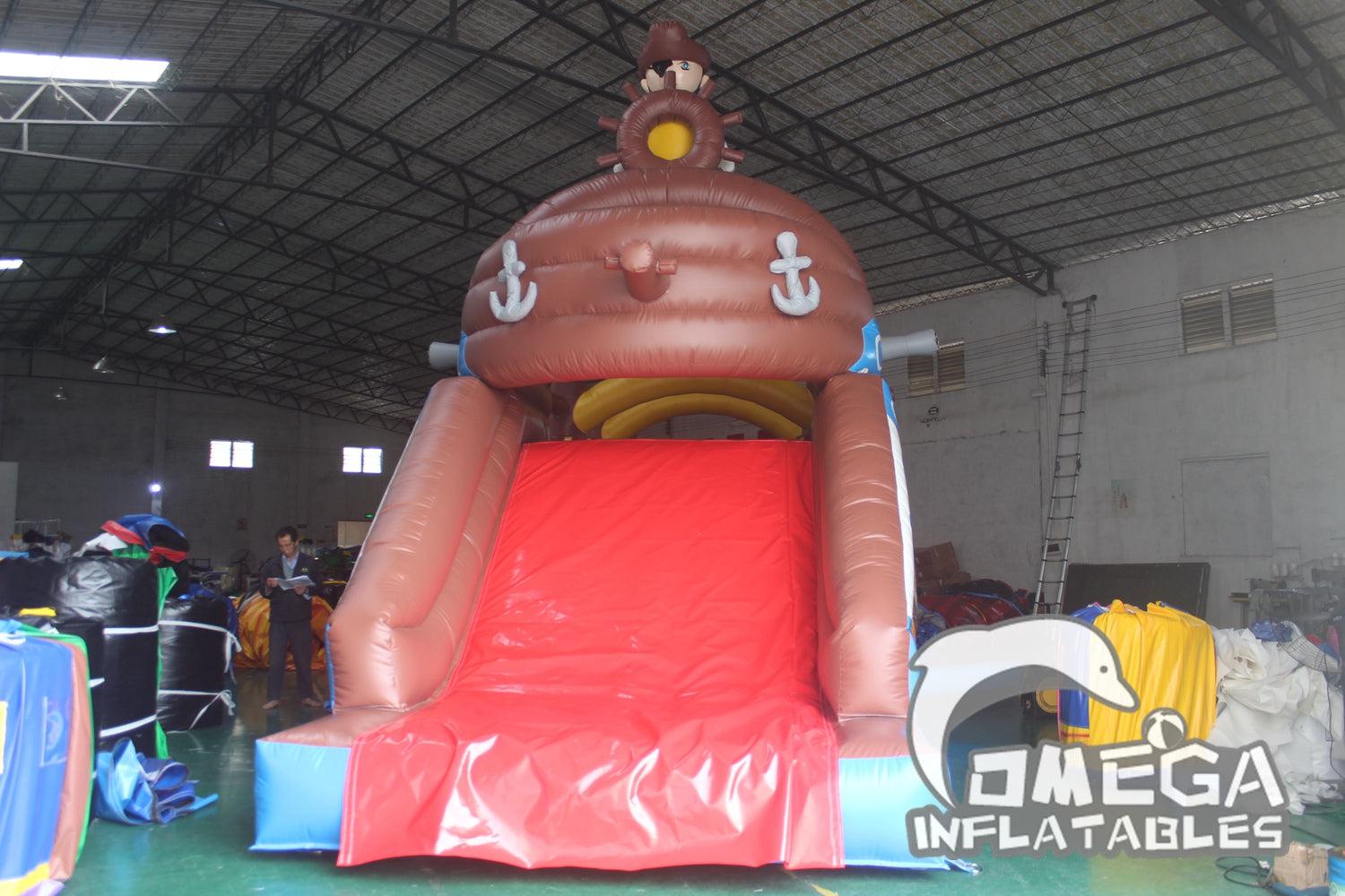 Pirate Inflatable Obstacle Course Omega Inflatables Factory - Pirate Ship Inflatable Obstacle Course