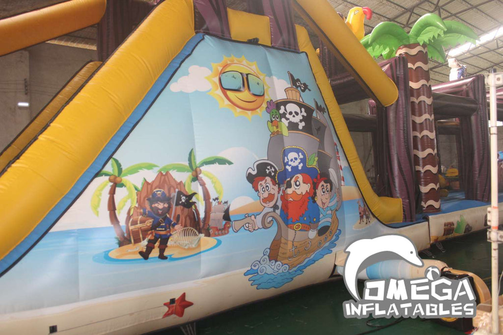 Tropical Pirate Treasure Island Obstacle Course