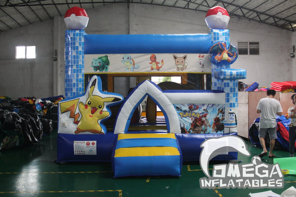 Bounce Houses with Slide | Omega Inflatables Factory