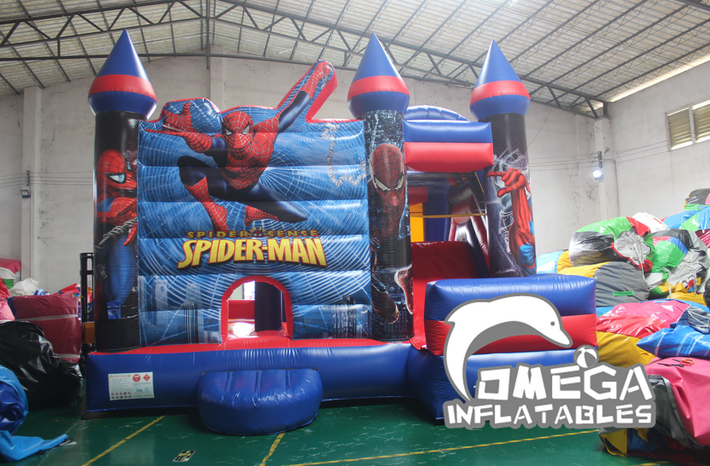 Inflatable Spider Man Combo - Omega Inflatables Factory