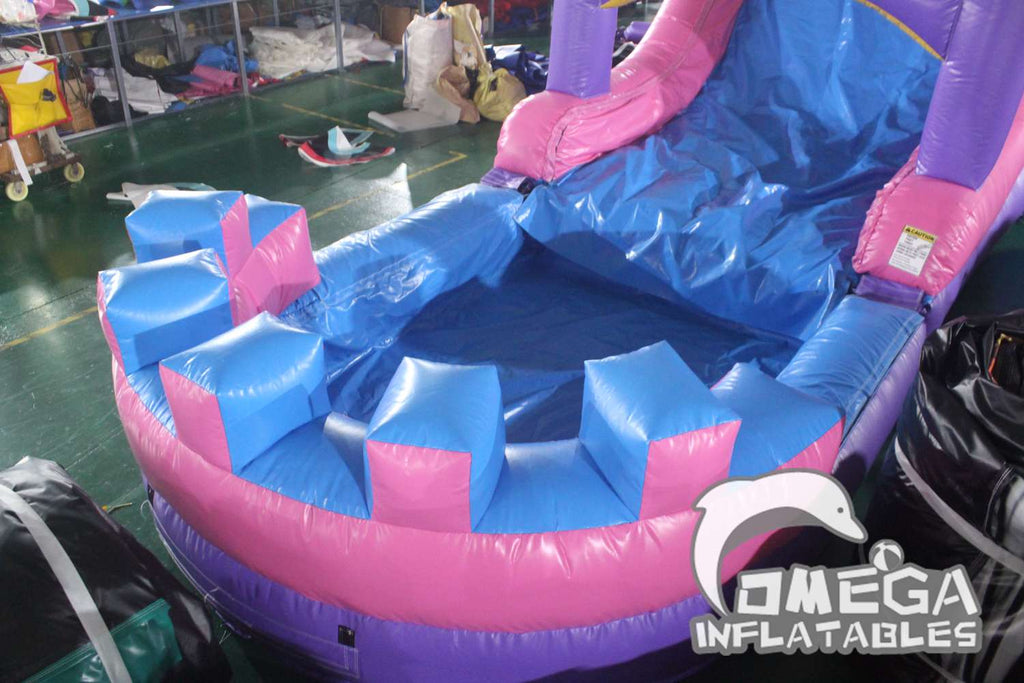 Queen Palace Water Slide Combo
