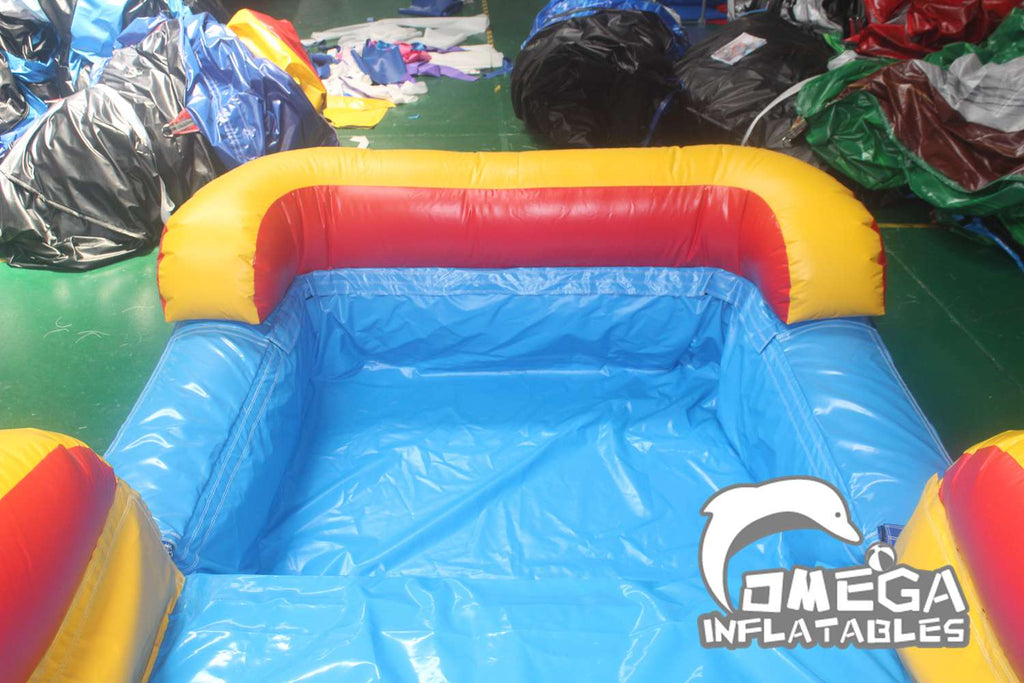 Rainbow Mega Wet Dry Combo Commercial Inflatables for Sale