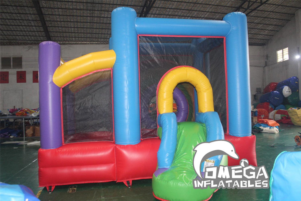 Rainbow Inflatable Kids Bounce House for Sale - Omega Inflatables Factory