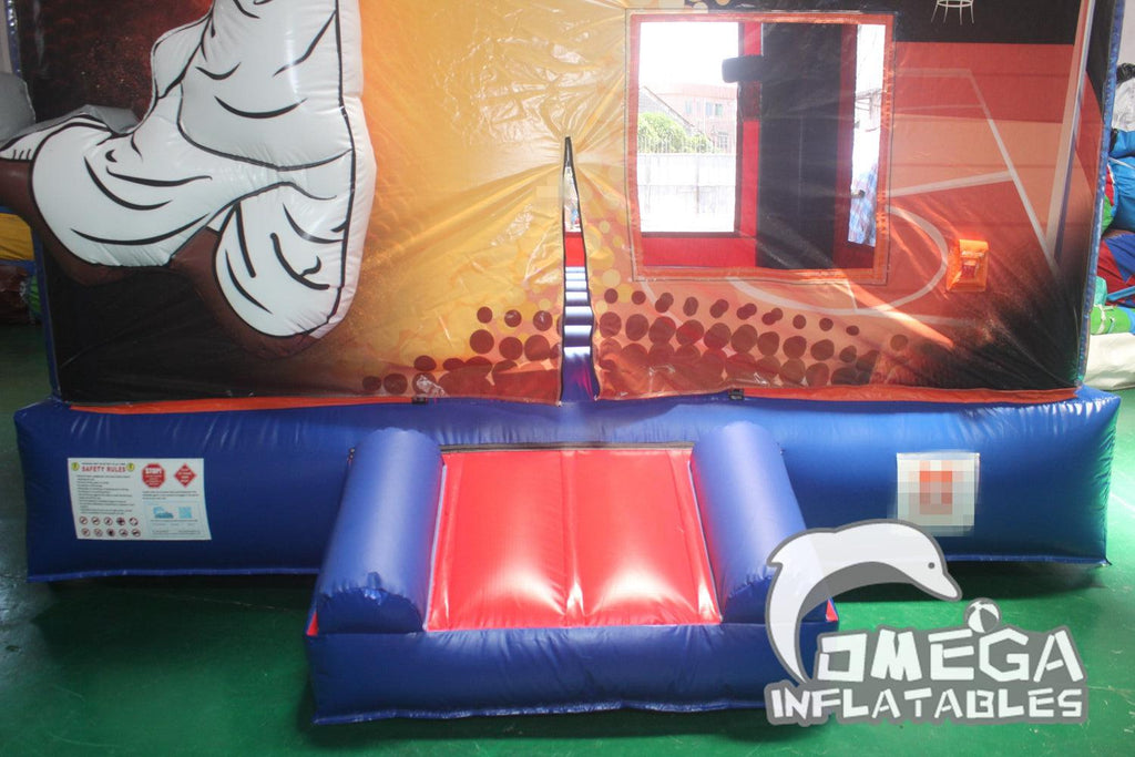 Basketball Slam Dunk Bounce House Inflatable Bounce House Wholesale - Omega Inflatables Factory