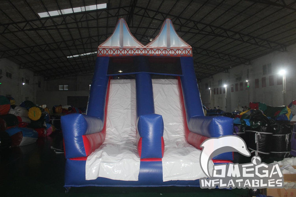 Spider Man Inflatable Obstacle Course - Omega Inflatables Factory