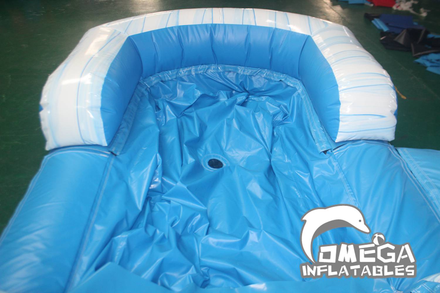Tidal Wave Racer Inflatable Omega Inflatables Factory - 15FT Commercial Inflatables Tidal Wave ...