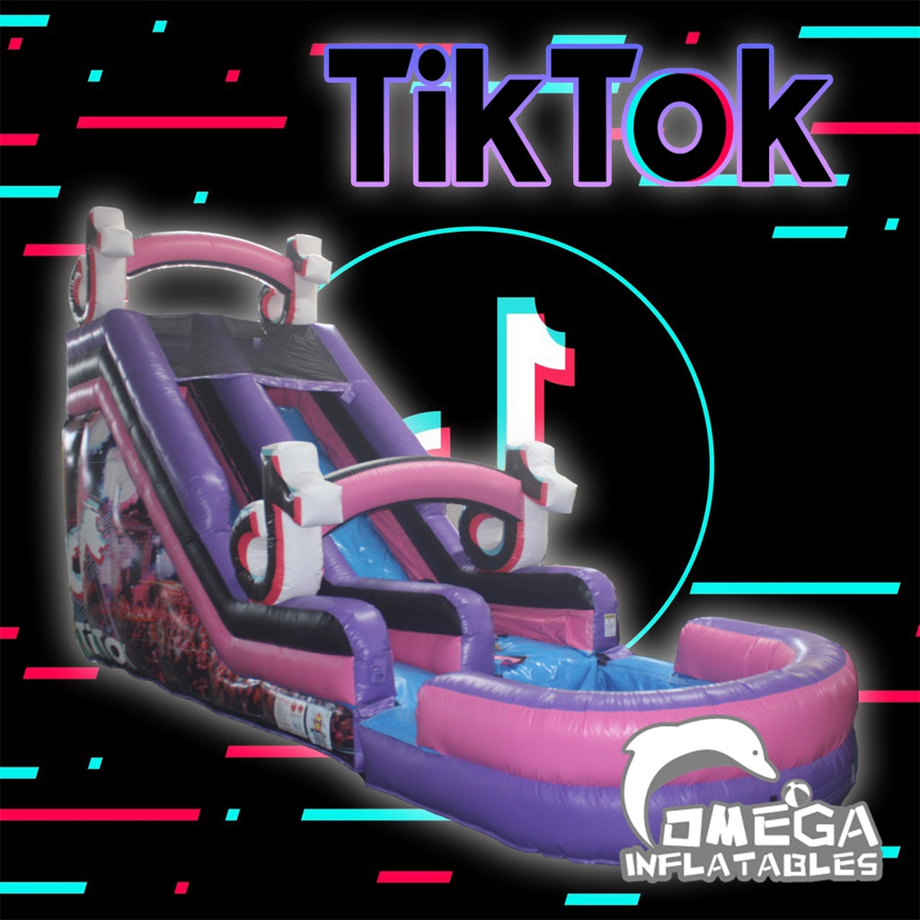 18FT TikTok Inflatable Water Slide