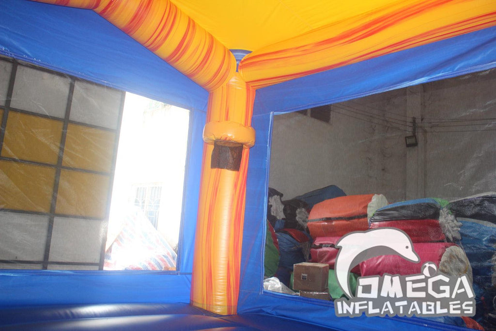 Inflatable Volcano Bounce House - Omega Inflatables Factory