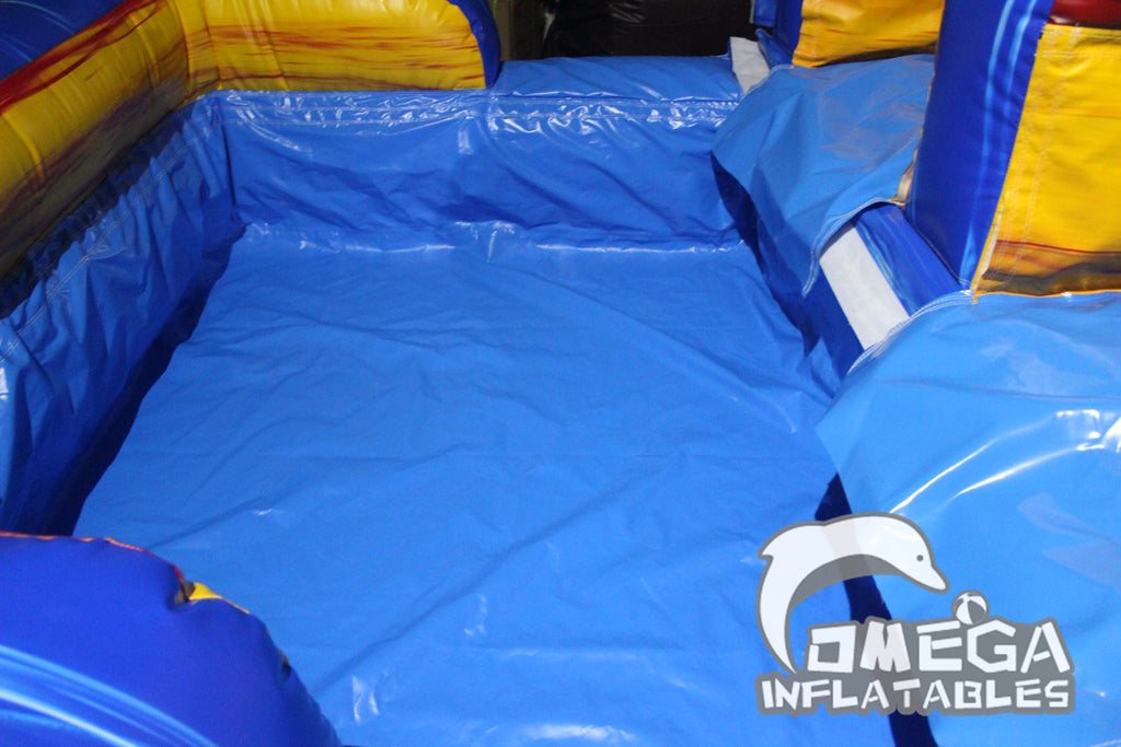 Inflatable Marble Wet Dry Obstacle Course