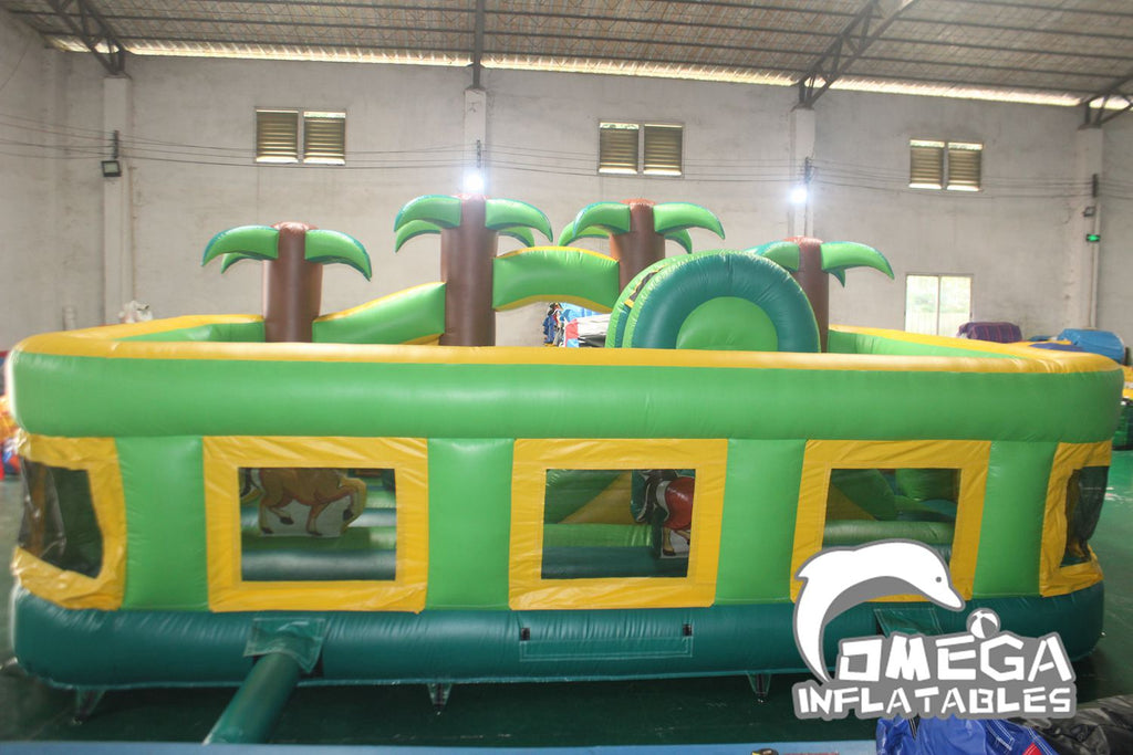 Zoo Island Toddler Combo Inflatable Playland