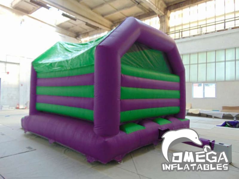 A Frame Purple Bouncy Castle