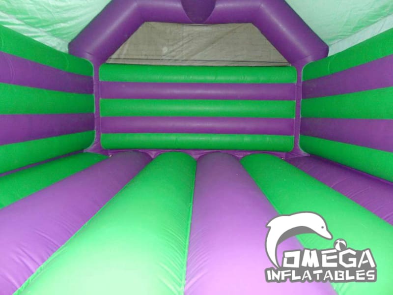 A Frame Purple Bouncy Castle