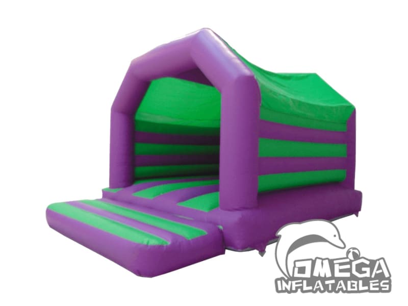 A Frame Purple Bouncy Castle