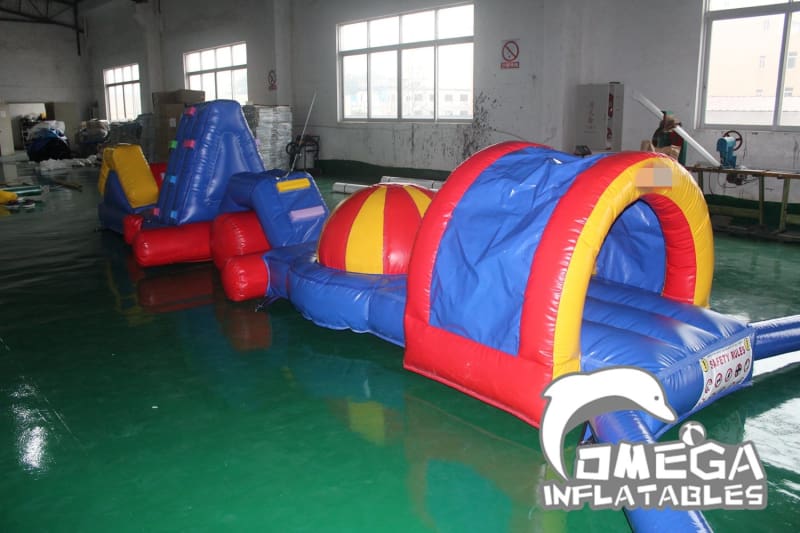 Amusement Park Equipment Inflatable Water Obstacle Course
