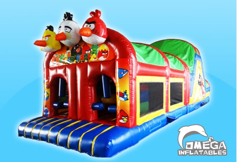 Angry Bird Inflatable Omega Inflatables Factory - Angry Birds Obstacle Course