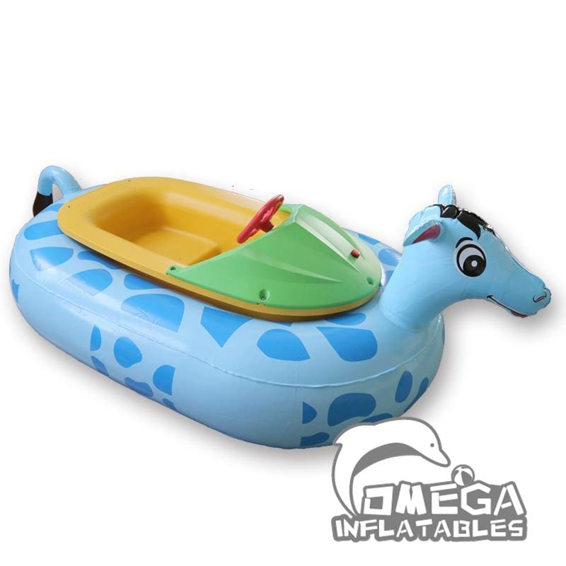 Animals Bumper Boat for Kids - 6x4x1.6FT (1.8x1.2x0.48M) / 73LB (33KG) / 0.25CBM / Without Blower