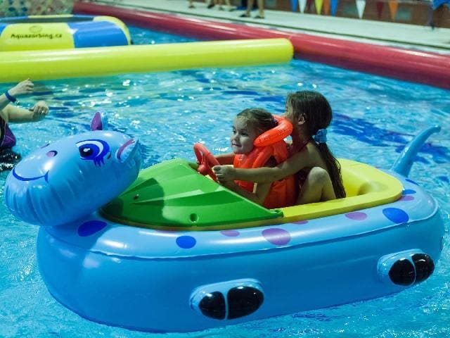 Animals Bumper Boat for Kids - 6x4x1.6FT (1.8x1.2x0.48M) / 73LB (33KG) / 0.25CBM / Without Blower