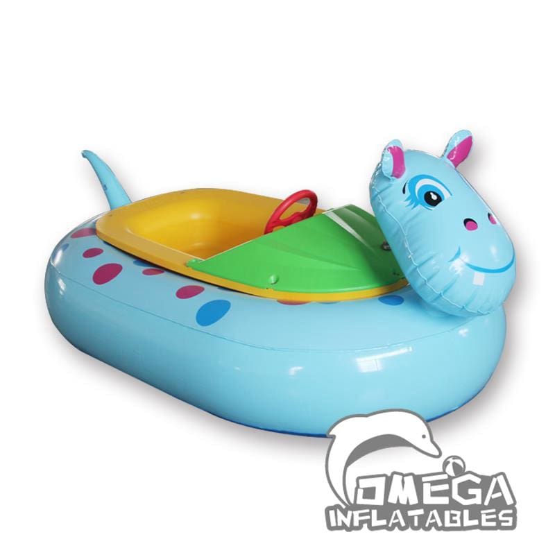 Animals Bumper Boat for Kids - 6x4x1.6FT (1.8x1.2x0.48M) / 73LB (33KG) / 0.25CBM / Without Blower