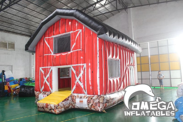 Omega Inflatables Factory - Barn House Bouncer