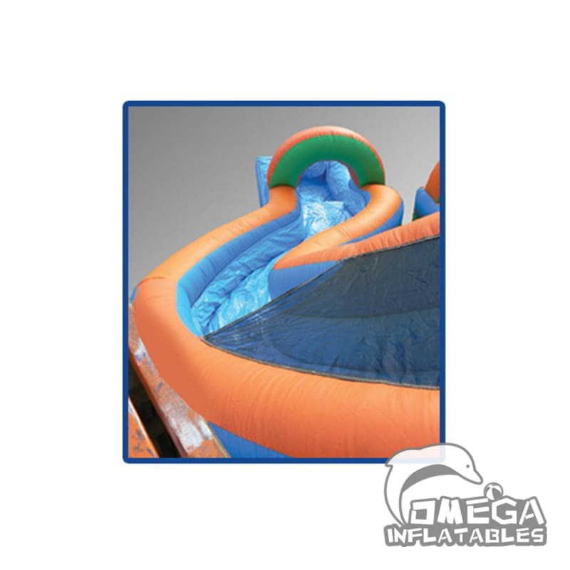 Big Dipper Tropical Water Slide With Pool