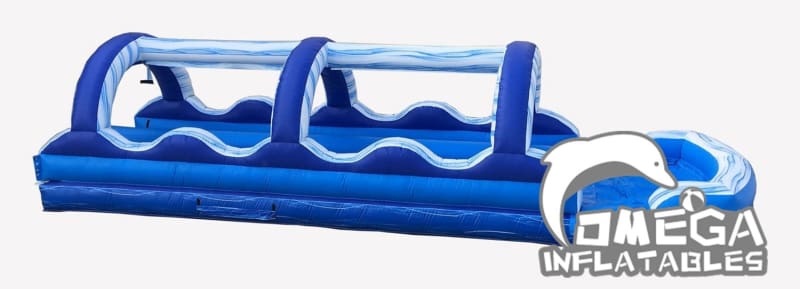 Blue Marble Dual Lane Inflatable Slip N Slide