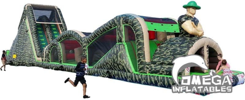 Boot Camp Inflatable Obstacle Course Omega Inflatables Factory - Boot Camp Challenge Obstacle Course