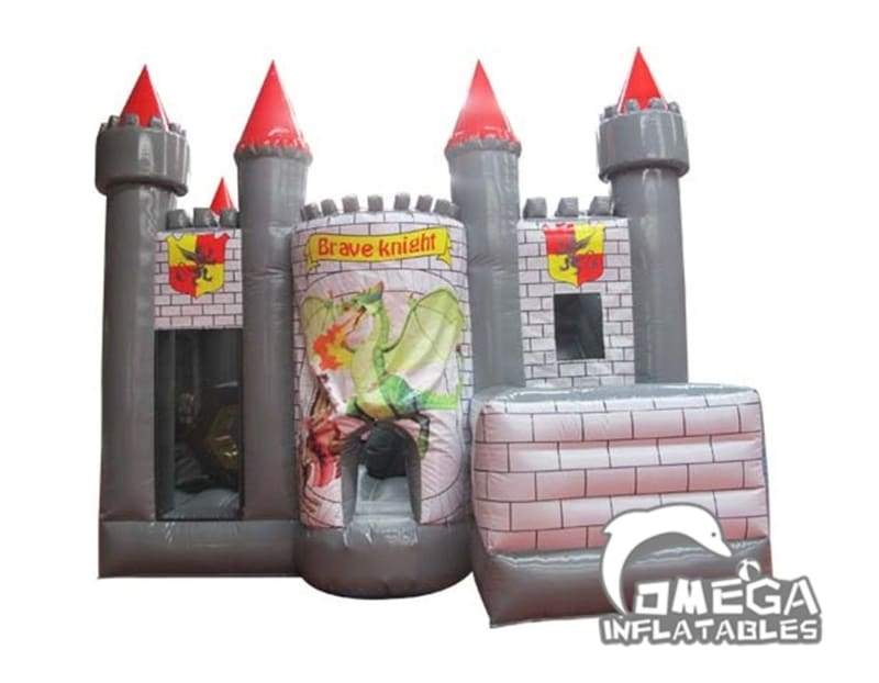 Brave Knight Castle Inflatable Combo