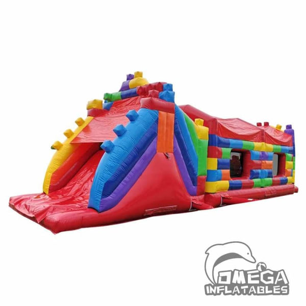 Omega Inflatables Factory - Building Block Obstacle Course
