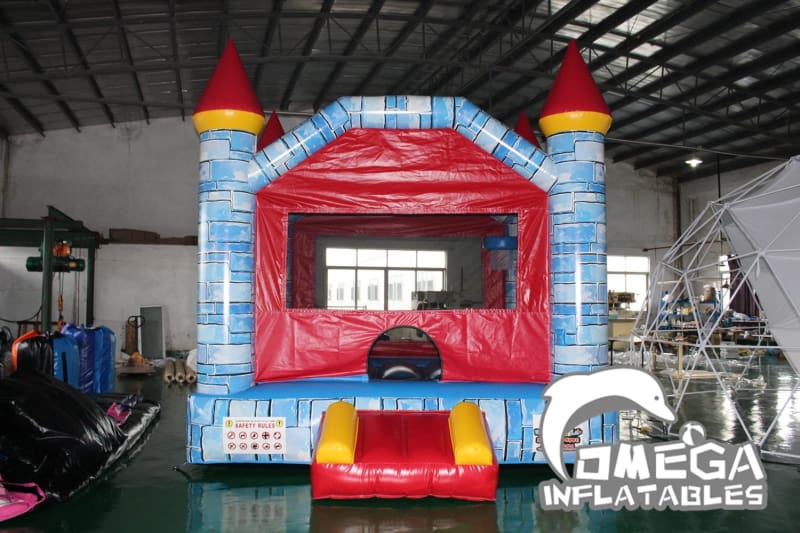 Camelot Castle Blue Bounce House 1