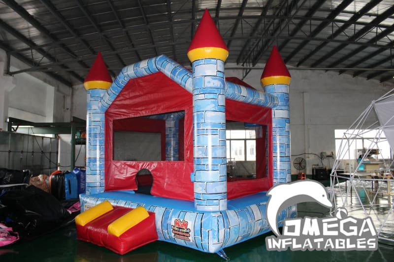 Camelot Castle Blue Bounce House 1