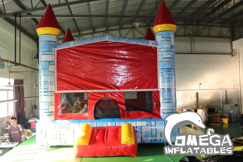 Camelot Castle Blue Bounce House 2