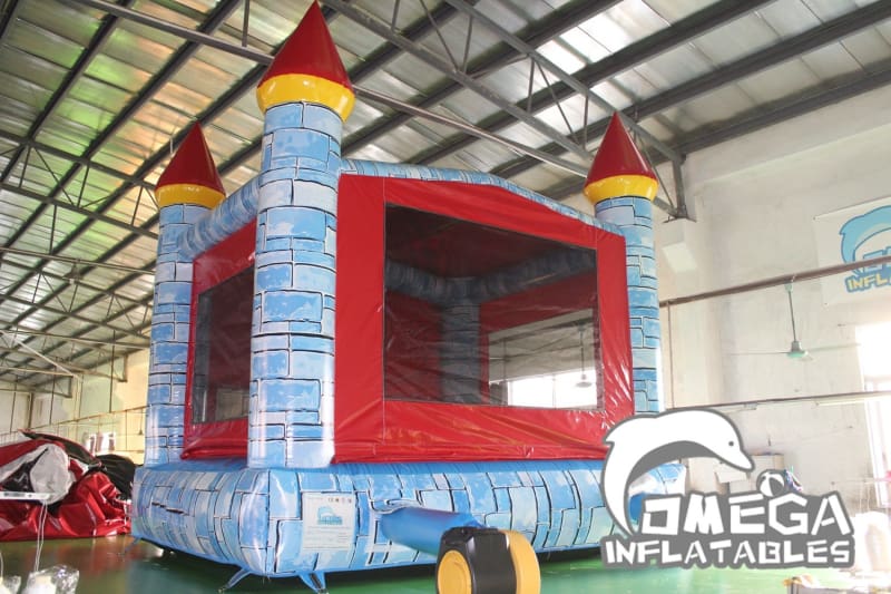 Camelot Castle Blue Bounce House 2