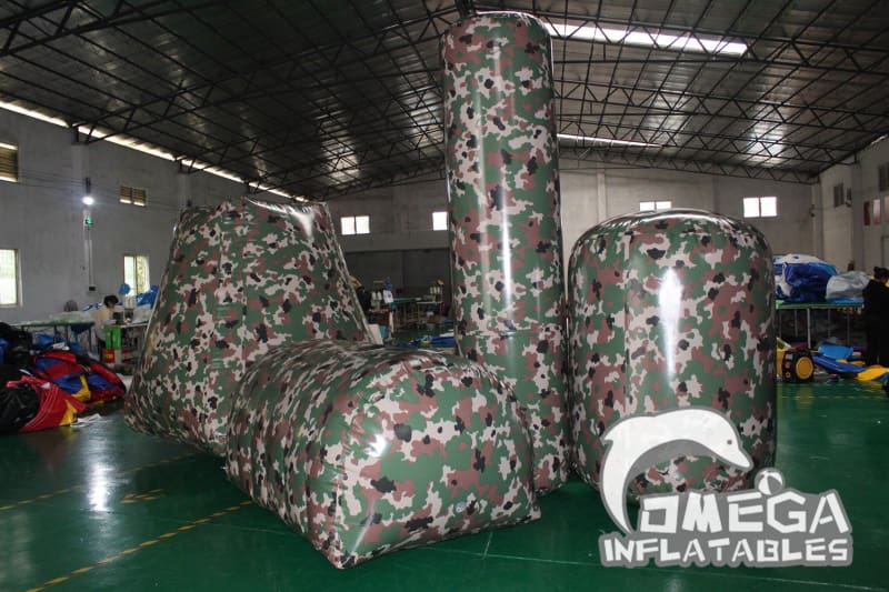 Camo Bunkers for Archery(Paintball) Field