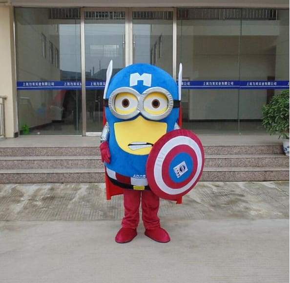 Captain Minions Mascot