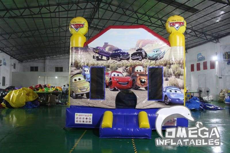 Cars Themed Bounce House - Omega Inflatables