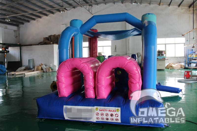 Cartoon Characters Inflatable Obstacle Course