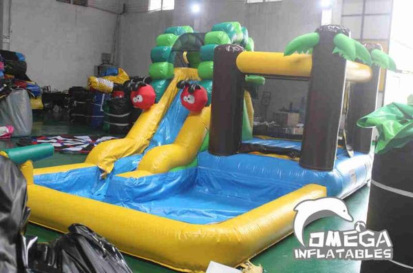 Omega Inflatables Factory - Caterpillar Mud Park Wet Dry Combo ...