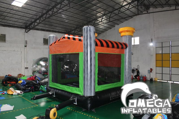 Omega Inflatables Factory - Caustic Orange Bounce House