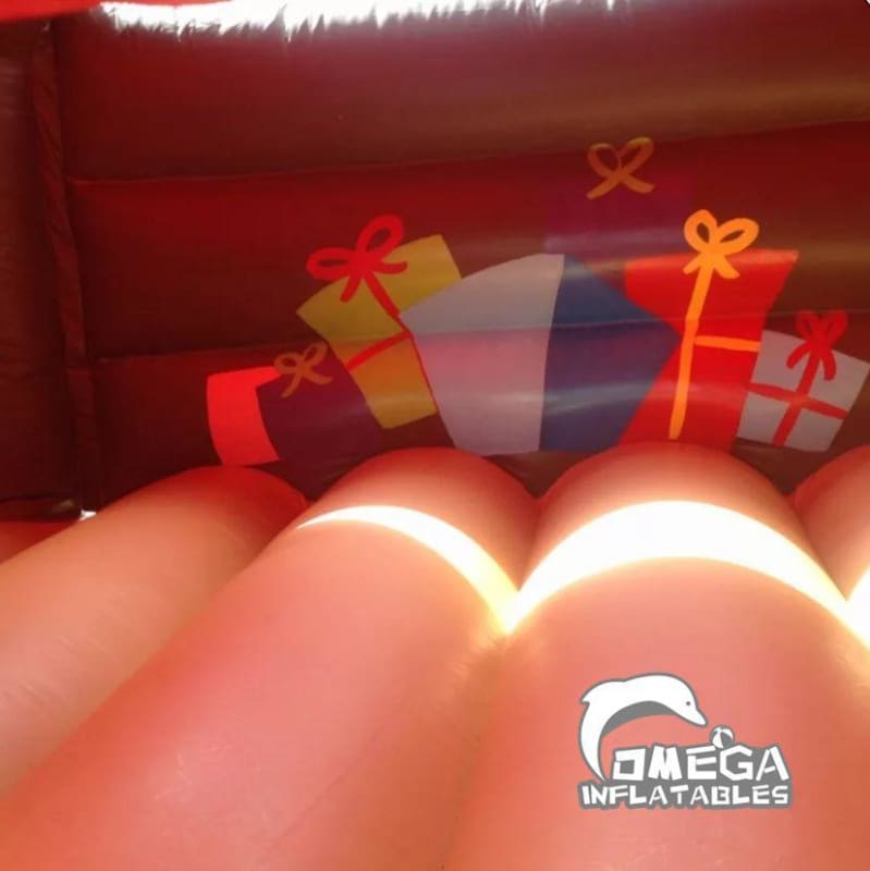 Christmas 3D Santa Bouncy Castle