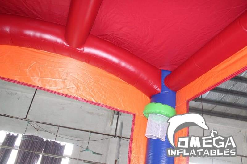 Colorful Castle Bounce House