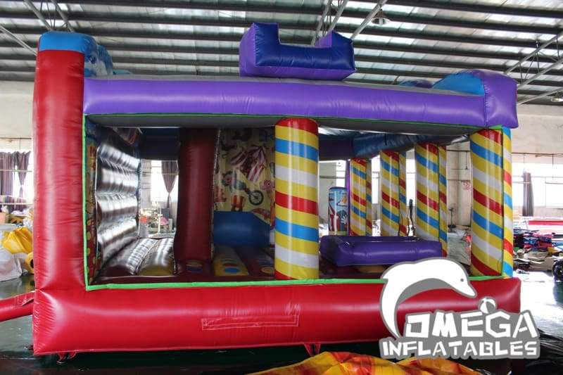 Retro Velcro Wall & Slide Combo - Inflatable Rental - Funtime Inflatables