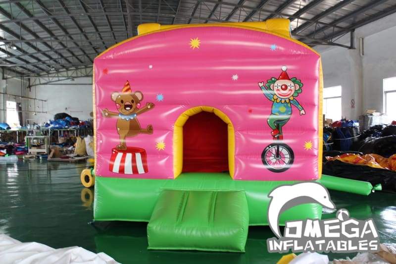 Amusement Park Themed Inflatable Obstacle Course (Two Sections) - Omega Inflatables Factory