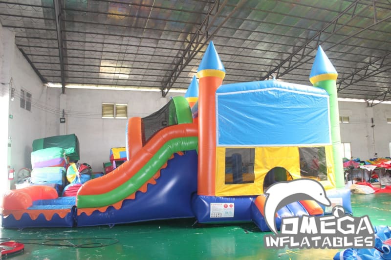 Commercial Inflatable Pastel Wet Dry Combo